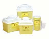 EA/1 COLLECTOR SHARPS NESTABLE 22.7 LTR CLR/YLW OPEN CAP