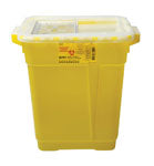 EA/1 SHARPS COLLECTOR, NESTABLE, 34LT, VERTICAL DROP