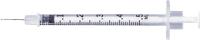BX/100 SYRINGE WITH NEEDLE PLASTIC 1/2CC 27G X 0.5IN TB STER REGULAR BEVEL