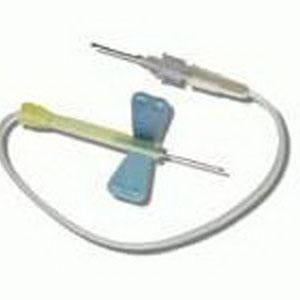 BX/50 INFUSION SET + BLOOD COLL WINGED SAFETY-LOK 25G X 0.75" W/ 7" TUBING & LUER ADAPTER