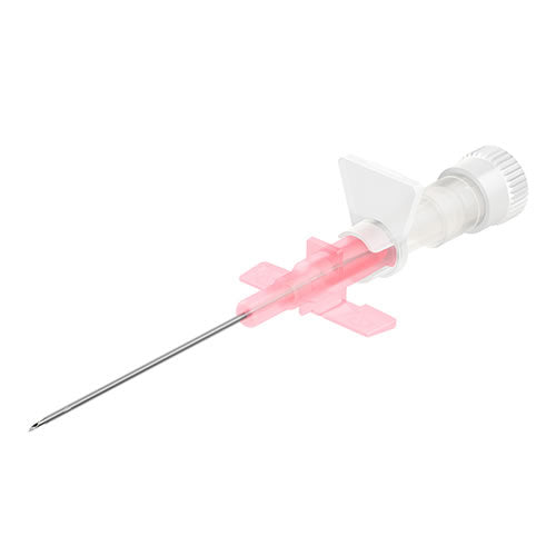 CS/200 CATHETER IV INSYTE AUTO WINGED W/BC 20G X 1.88IN PINK SHIELDED