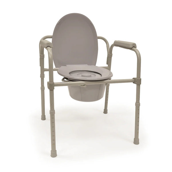 EA/1 DELUXE COMMODE, 5.2L CAPACITY, H30-34", 300LBS WT CAPACITY