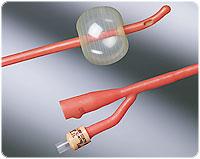 BX/12 LUBRICATH TIEMANN 2-WAY MED OLIVE COUDE-TIP SINGLE-EYE FOLEY CATH 16FR 5CC