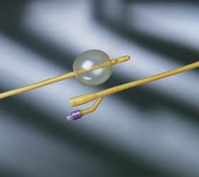 BX/12 LUBRICATH 2-WAY FEMALE SHORT ROUND TIP 2 OPPOSING EYES FOLEY CATH 12FR 5CC BALLOON NON-RETURN
