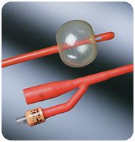 BX/12 LUBRICATH COUNCIL 2-WAY SHORT OPEN-TIP 2 OPPOSING EYES FOLEY CATH 18FR 5CC BALLOON