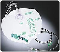 EA/1 INFECTION CONTROL URINE DRAINAGE BAG W/ ANTI-REFLUX CHAMBER 2000ML TEARDROP SHAPED VENTED STERI
