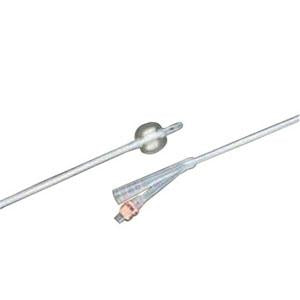 BX/12 LUBRI-SIL 100% SILICONE HYDROGEL COATED FOLEY CATH,2-WAY 22FR,5CC