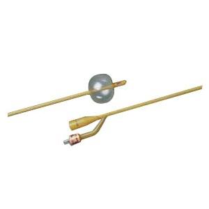 EA/1 BARDEX LUBRICATH HEMATURIA 3-WAY 24F LATEX FOLEY CATHETER LONG ROUND 30CC BALLOON