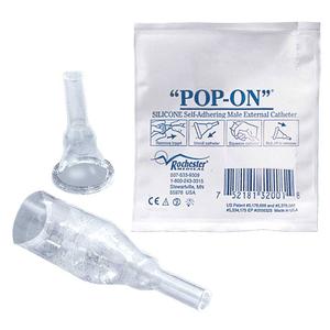 BX/30 POP-ON MALE SELF-ADHERING EXTERNAL CATHETER, SMALL 25MM