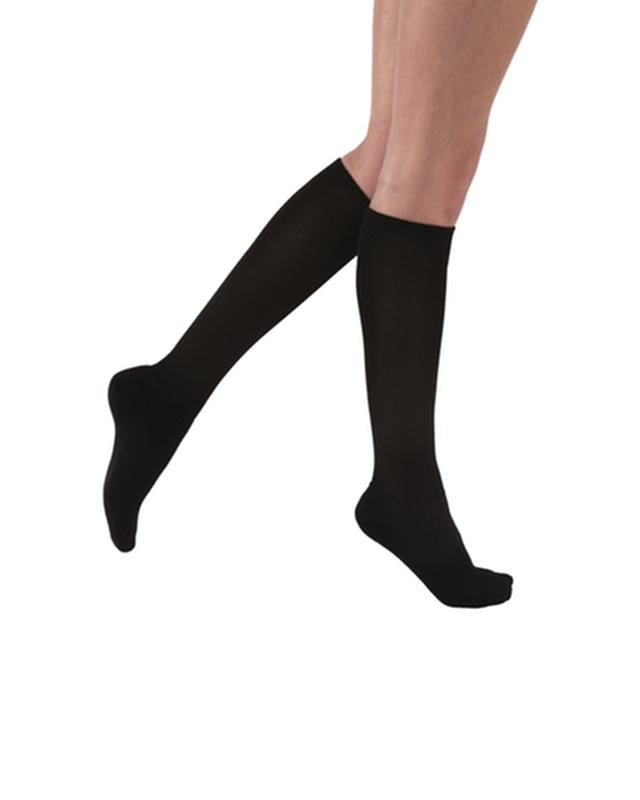 PR/1 JOBST ACTIVEWEAR 15-20MMHG KNEE-HIGH CLOSED-TOE COMPRESSION STOCKING SMALL BLACK UNISEX LATEX-F More info...