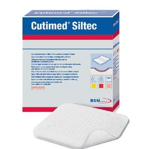 BX/10 CUTIMED SILTEC FOAM DRESSING W/SUPER ABSORBERS AND SILICONE LAYER 10CM X 20CM