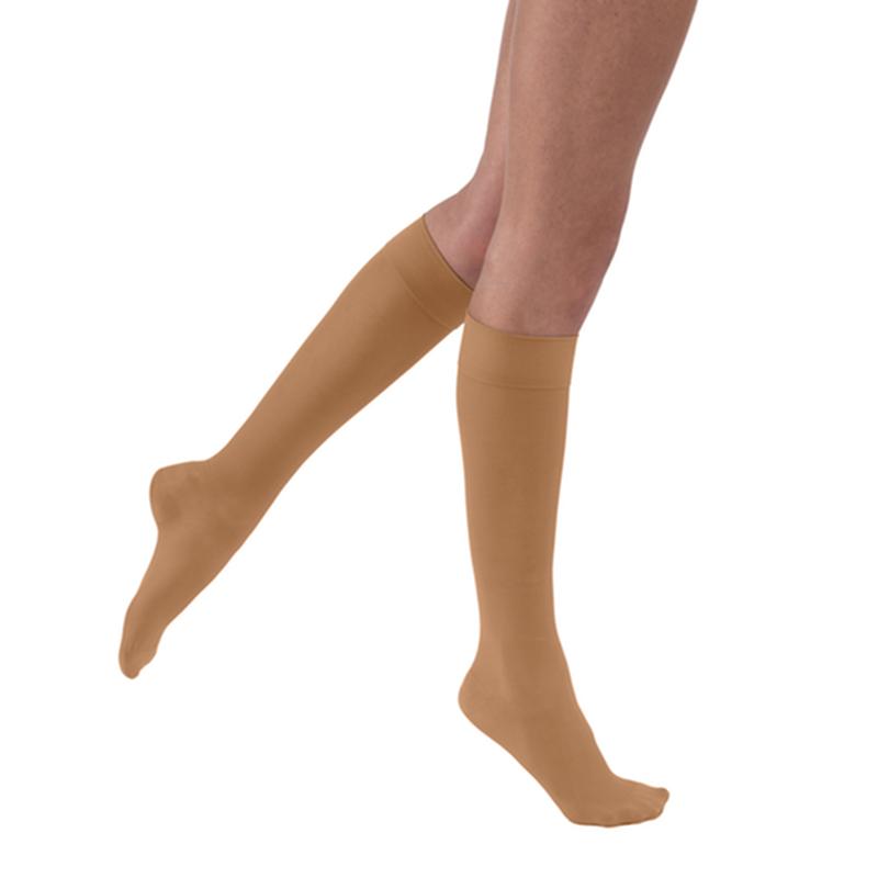 PR/1 JOBST ULTRASHEER WOMEN, KNEE HIGH, 15-20MMHG, MD, SUN BRONZE, CLOSED TOE More info...