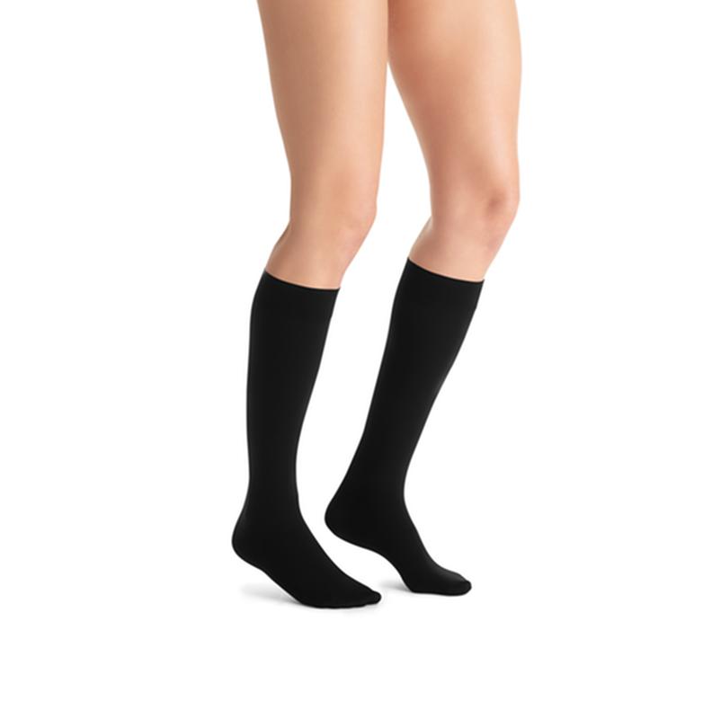 PR/1 JOBST OPAQUE WOMEN, KNEE HIGH, 30-40MMHG, XL, CLASSIC BLACK, CLOSED TOE More info...