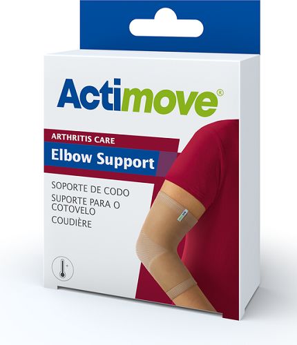 EA/1 ACTIMOVE ARTHRITIS PAIN RELIEF ELBOW SUPPORT LG, BEIGE