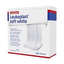 BX/1 LEUKOPLAST SOFT WHITE DRESSING ROLL 4CM X 5M