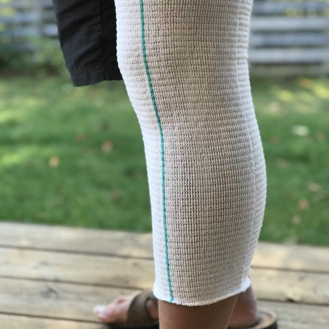 EA/1 EDEMAWEAR LYMPHEDEMA STOCKINET XL MAX LIMB 150CM (60")L 60CM (24") KNEE TO GROIN (AQUA STRIP) More info...