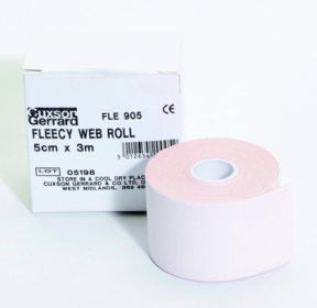 RL/1 HAPLA FLEECY WEB COTTON PADDING 5CM X 3M