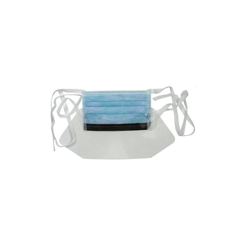 BX/25 INSTA-GARD SURGICAL MASK W/ SHIELD FLUID RESISTANT BROAD FOAM STRIP LEVEL 3 APRICOT