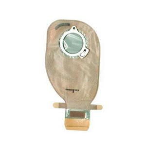 BX/10 ASSURA TRANSPARENT DRAINABLE POUCH WITH EASICLOSE, FLANGE SIZE 1 9/16IN (40MM)