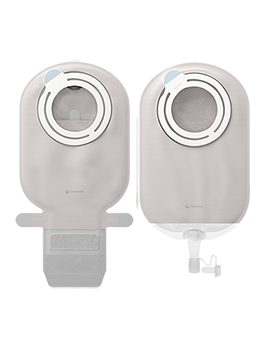 BX/10 SENSURA MIO KIDS FLEX DRAINABLE POUCH MIDI TRANSPARENT 27MM