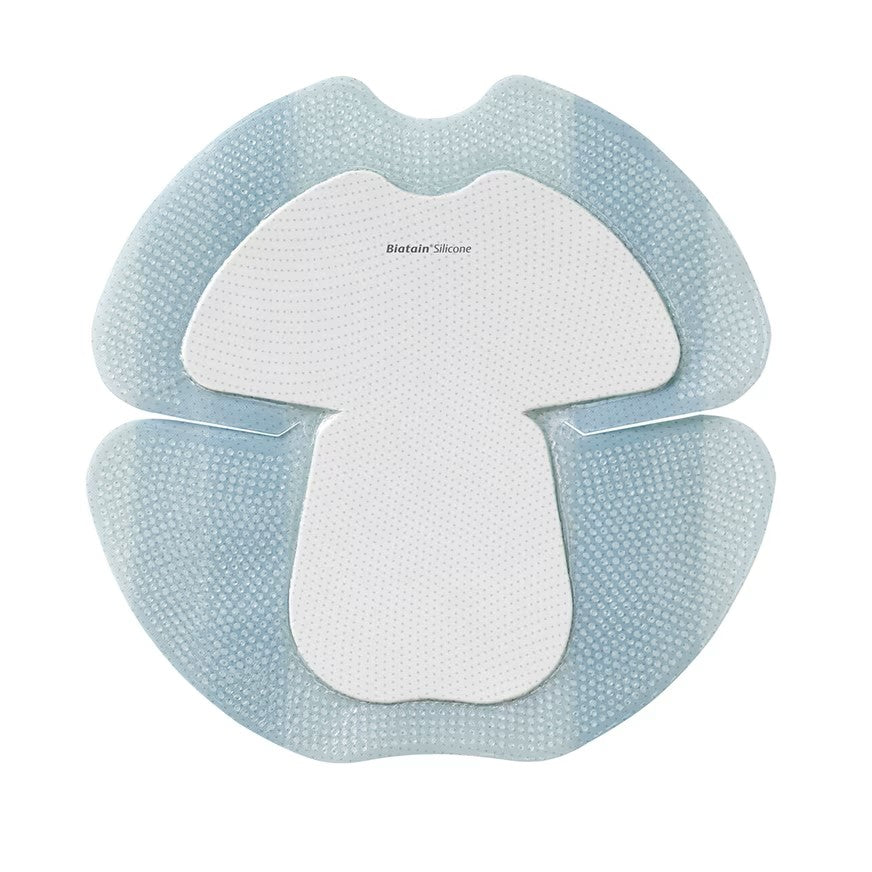 BX/5 BIATAIN SILICONE FOAM DRESSING HEEL 18.2X18.6CM, (7X7")