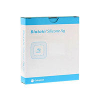 BX/5 BIATAIN SILICONE AG FOAM DRESSING 6" X 6" (15 CM X 15CM)