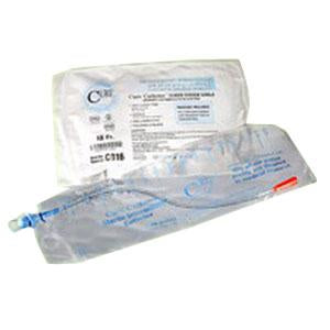 EA/1 CURE CLOSED SYSTEM CATH, 12FR 16IN, 1500ML COLLECTION BAG