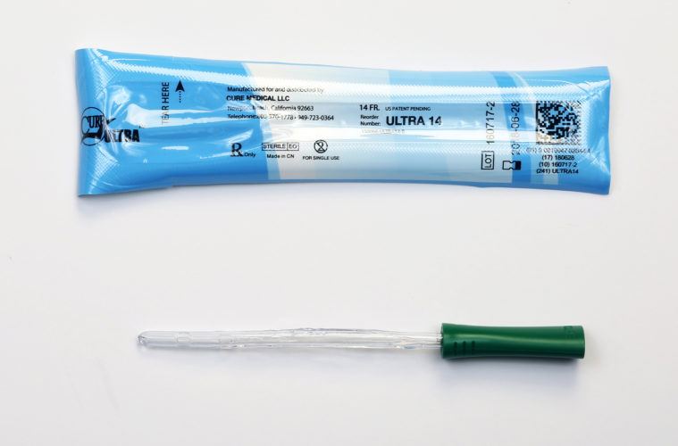 BX/30 CURE INTERMITTENT CATH FEMALE 14FR 6" PRE-LUBRICATED STRAIGHT TIP