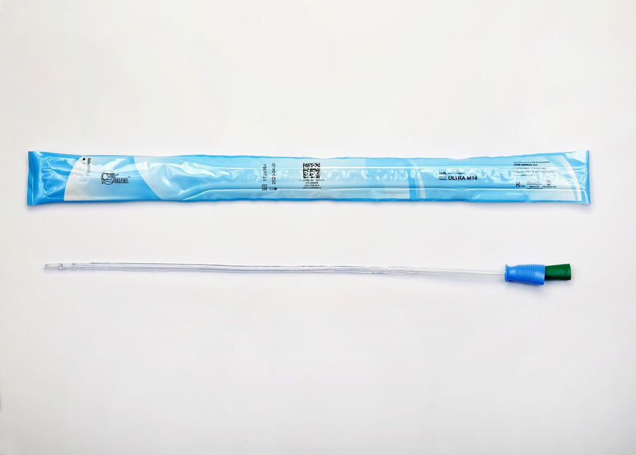 BX/30 CURE INTERMITTENT MALE CATH 16" PRE-LUBRICATED STRAIGHT TIP 14FR