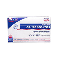 BG/200 GAUZE SPONGE, 8-PLY, NON-STERILE, 4 X 4"