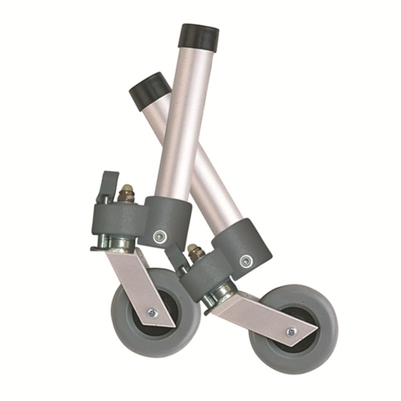 PR/1 LOCKING SWIVEL WALKER WHEELS WITH TWO SETS OF REAR GLIDES More info... * Drive Medical item surcharge included in sell