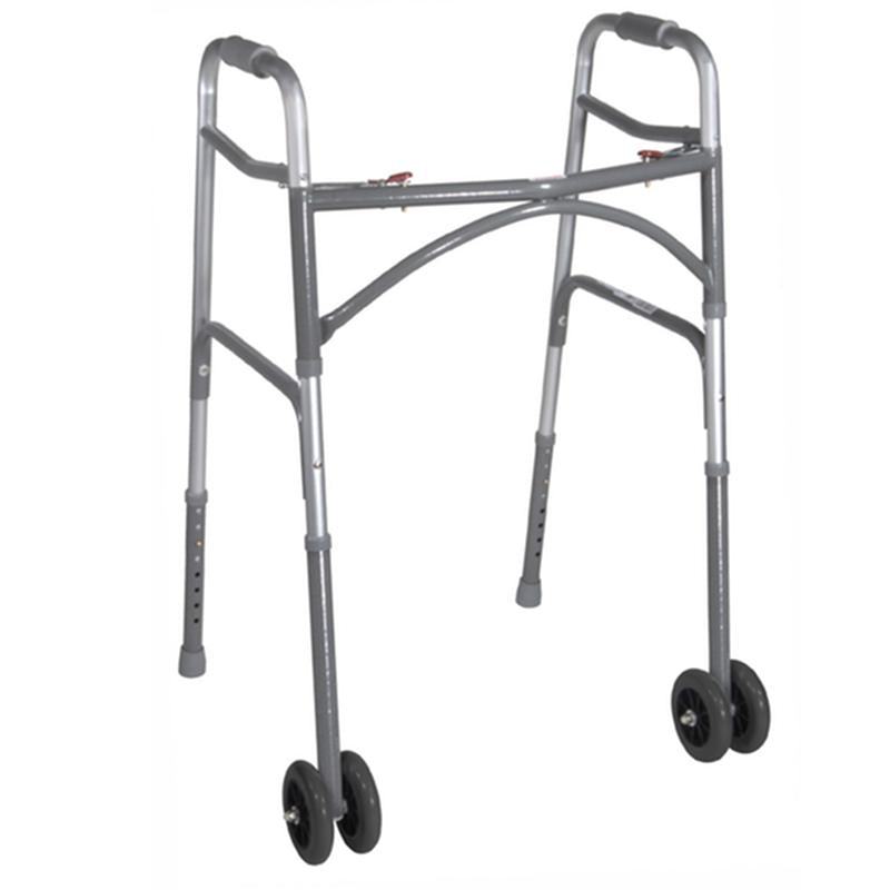 EA/1 HEAVY DUTY BARIATRIC TWO BUTTON WALKER WITH WHEELS * Drive Medical item surcharge included in sell