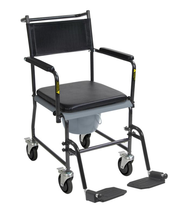 EA/1 UPHOLSTERED DROP ARM WHEELED COMMODE More info... * Drive Medical item surcharge included in sell