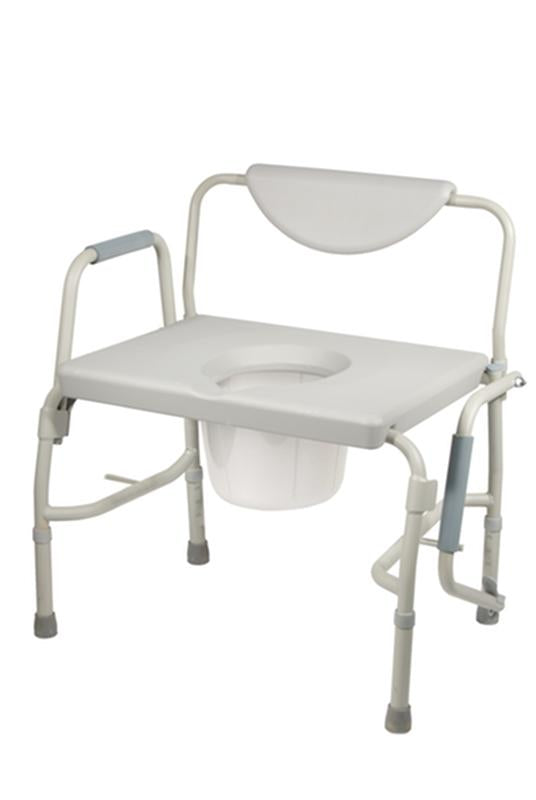 EA/1 BARIATRIC DROP ARM BEDSIDE COMMODE CHAIR More info... * Drive Medical item surcharge included in sell