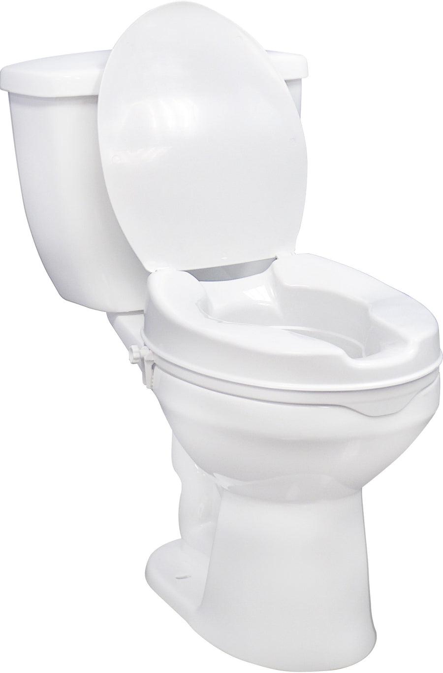 EA/1 DRIVE MEDICAL RAISED TOILET SEAT 2IN W/ LID * Drive Medical item surcharge included in sell