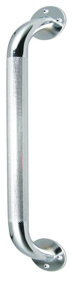 CS/3 CHROME GRAB BAR, 12", KNURLED * Drive Medical item surcharge included in sell