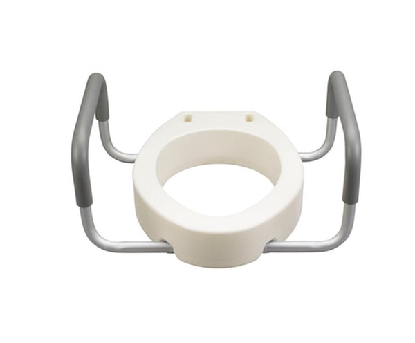 EA/1 PREMIUM SEAT RISER WITH REMOVABLE ARMS, ELONGATED SEAT * Drive Medical item surcharge included in sell