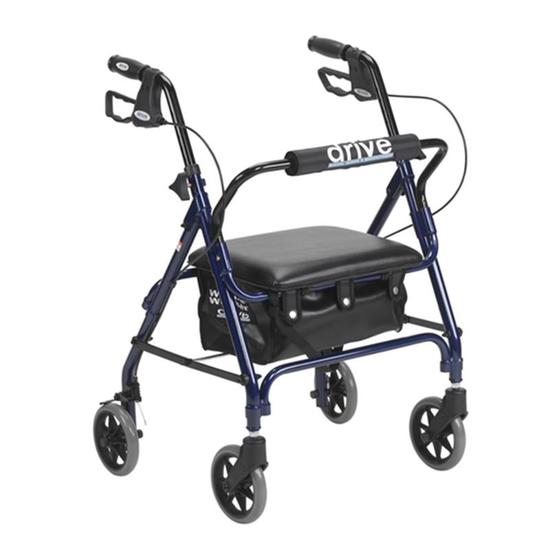 EA/1 JUNIOR ROLLATOR ROLLING WALKER WITH PADDED SEAT, BLUE More info... * Drive Medical item surcharge included in sell