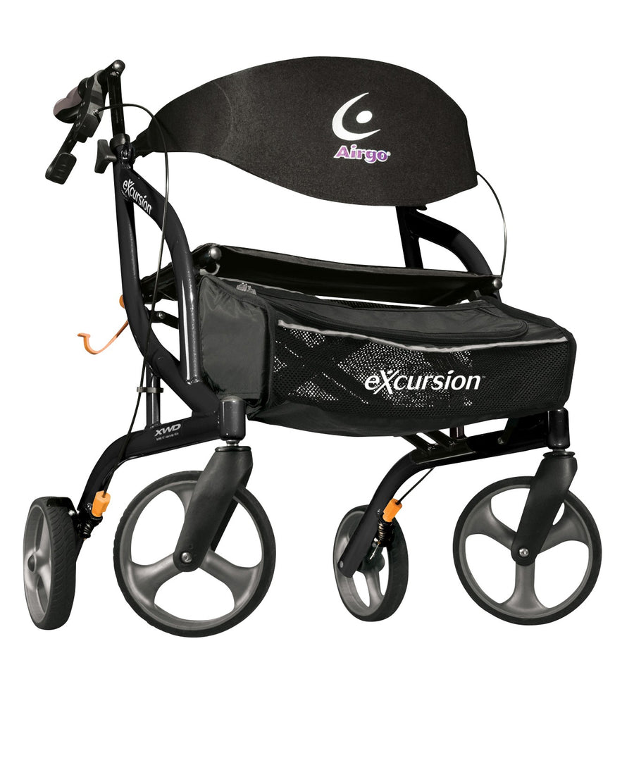 EA/1 AIRGO EXCURSION XWD LIGHTWEIGHT SIDE FOLD ROLLATOR. * Drive Medical item surcharge included in sell