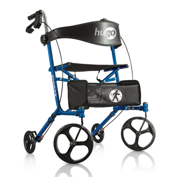 EA/1 HUGO SIDEKICK SIDE-FOLDING ROLLING WALKER WITH A SEAT, BACKREST AND BASKET, BLUE, WT CAPACITY 2 More info... * Drive Medical item surcharge included in sell
