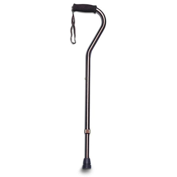 EA/1 ADJUSTABLE OFFSET HANDLE CANE WITH FOAM GRIP, BRONZE More info... * Drive Medical item surcharge included in sell
