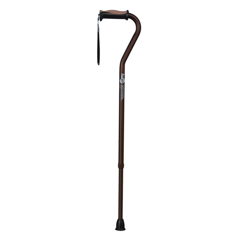 EA/1 ADJUSTABLE OFFSET HANDLE CANE WITH REFLECTIVE STRAP, COCOA More info... * Drive Medical item surcharge included in sell