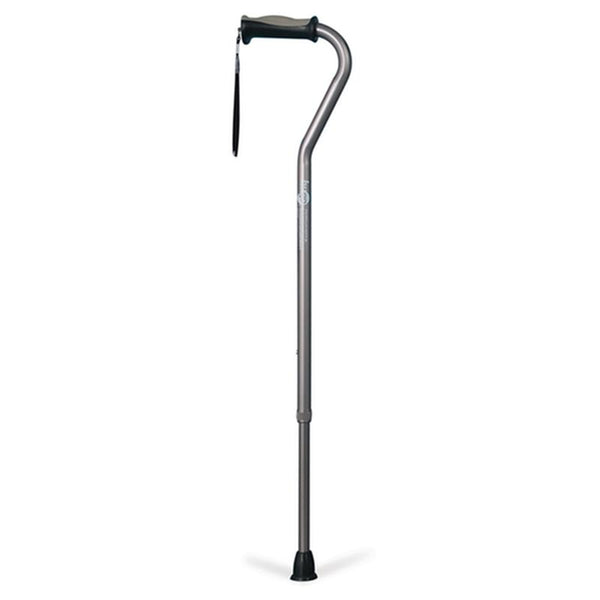 EA/1 ADJUSTABLE OFFSET HANDLE CANE WITH REFLECTIVE STRAP, SMOKE More info... * Drive Medical item surcharge included in sell