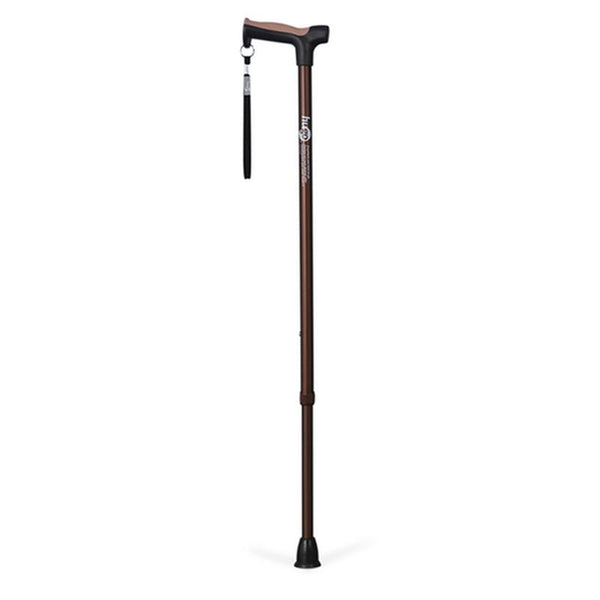 EA/1 ADJUSTABLE DERBY HANDLE CANE WITH REFLECTIVE STRAP, COCOA More info... * Drive Medical item surcharge included in sell