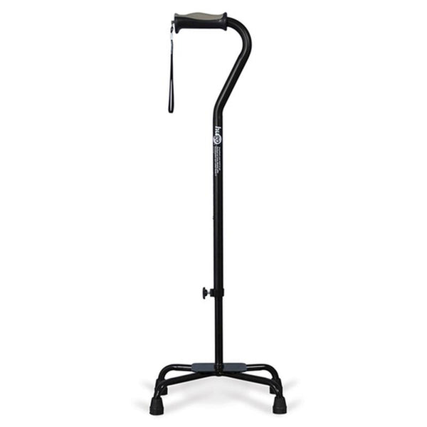EA/1 ADJUSTABLE QUAD CANE FOR RIGHT OR LEFT HAND USE, LARGE BASE, EBONY More info... * Drive Medical item surcharge included in sell