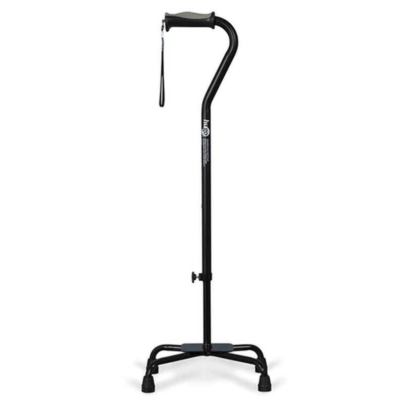 EA/1 ADJUSTABLE QUAD CANE FOR RIGHT OR LEFT HAND USE, LARGE BASE, EBONY More info... * Drive Medical item surcharge included in sell