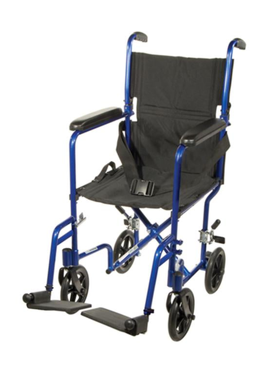 EA/1 LIGHTWEIGHT TRANSPORT WHEELCHAIR, 17" SEAT, BLUE More info... * Drive Medical item surcharge included in sell