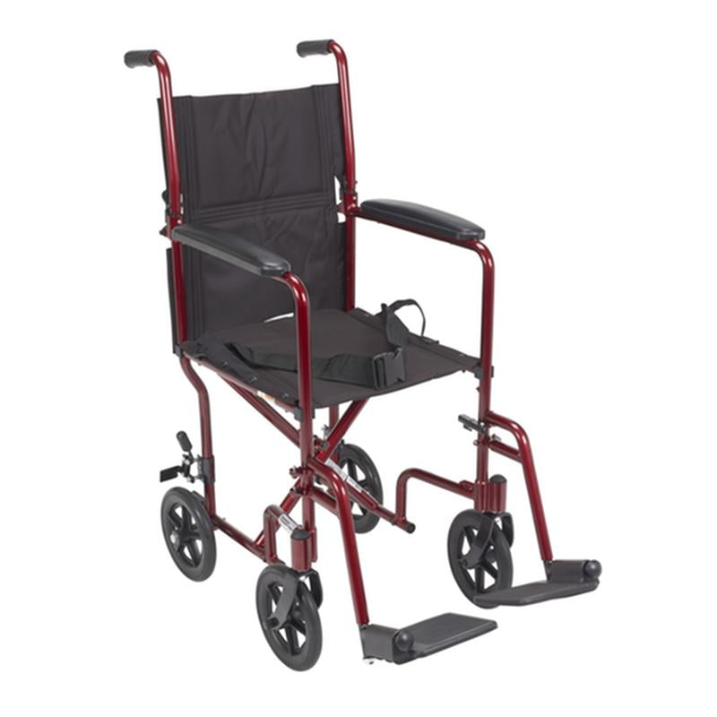 EA/1 LIGHTWEIGHT TRANSPORT WHEELCHAIR, 17" SEAT, RED More info... * Drive Medical item surcharge included in sell