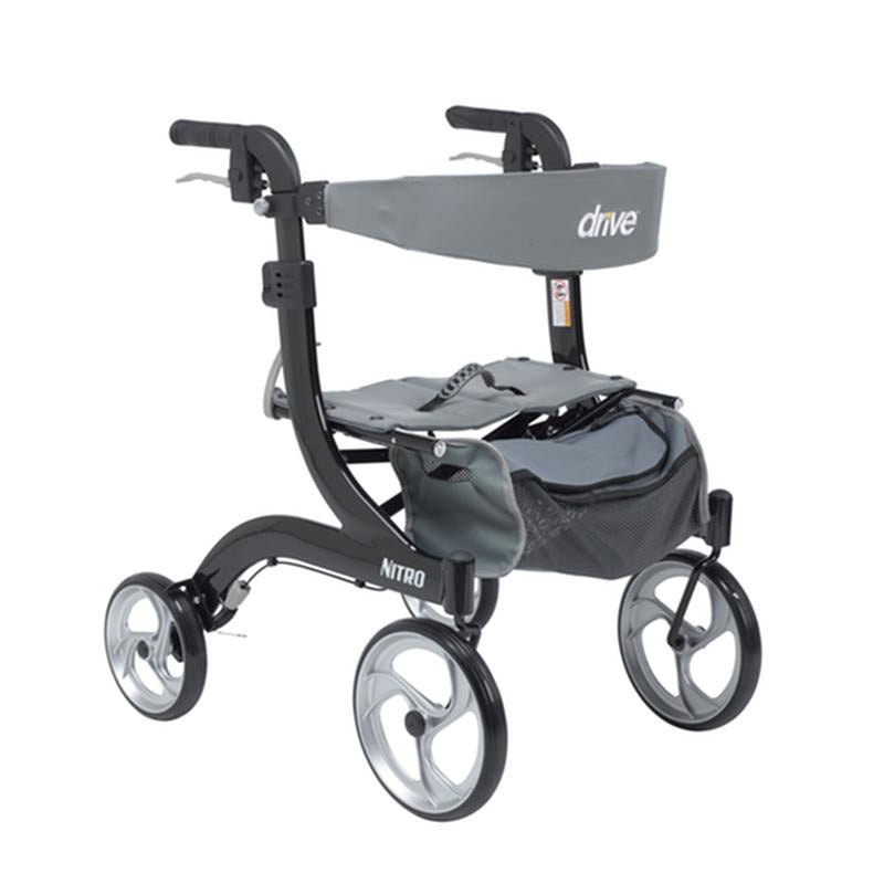 EA/1 NITRO EURO STYLE ROLLATOR ROLLING WALKER, HEMI HEIGHT, BLACK More info... * Drive Medical item surcharge included in sell