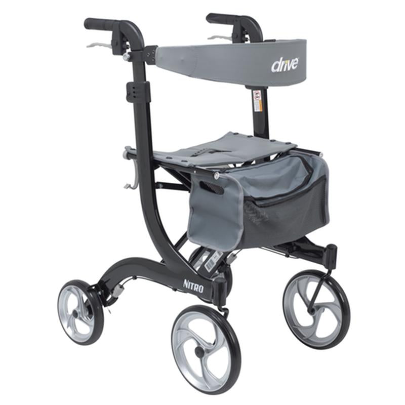 EA/1 NITRO EURO STYLE ROLLATOR ROLLING WALKER, TALL, BLACK More info... * Drive Medical item surcharge included in sell